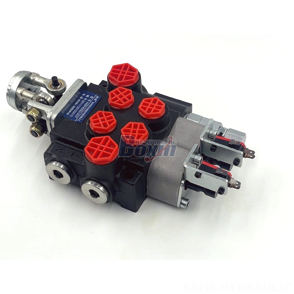 Next-Generation P40 Micro Switch Joystick 2 Spool Monoblock Directional Valve: Driving Hydraulic Advancements detail image